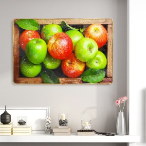 풍수그림 생기가득 한아름 사과액자 40x60 풍수에좋은 사과액자 생기그림