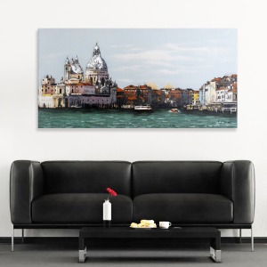 캔버스유화 416B 베네치아 140x70 거실 집들이 개업 선물 인테리어 액자 그림