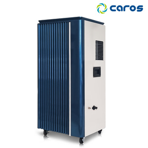 캐로스 산업용제습기 펌프형 90L 블루 업소용 공장용 대용량 창고