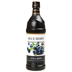 [특별가] 차전 자연에서 온 블루베리 농축액 900ml 에이드 원액 건강음료 부모님선물